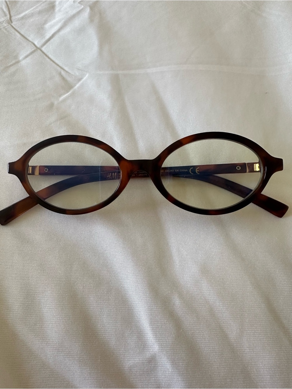 H&M Blue light Tortoiseshell Oval Glasses